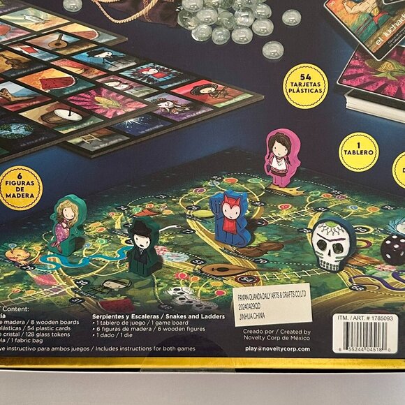 Deluxe Loteria & Snakes And Ladders Traditional Mexican Family Board Games NEW - Picture 7 of 14